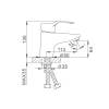 Смеситель для раковины Frap F1063 0