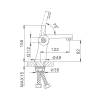 Смеситель для раковины с душем Frap F1252 0