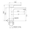 Смеситель для раковины Gappo G1018 0